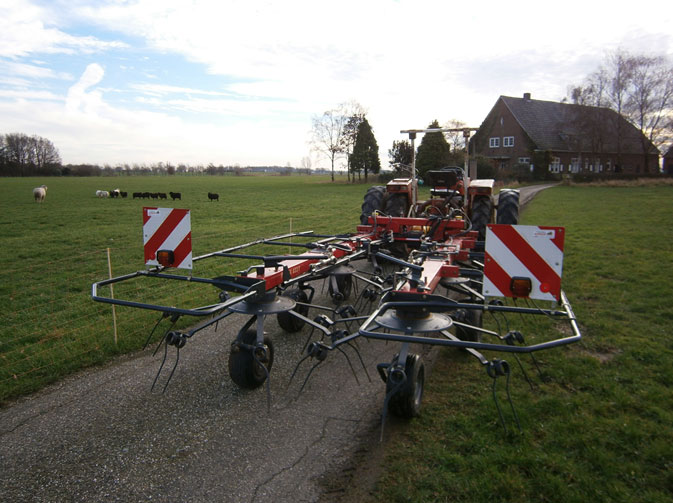 De Vicon Fanex 833 T schudder, eind 2012 gekocht