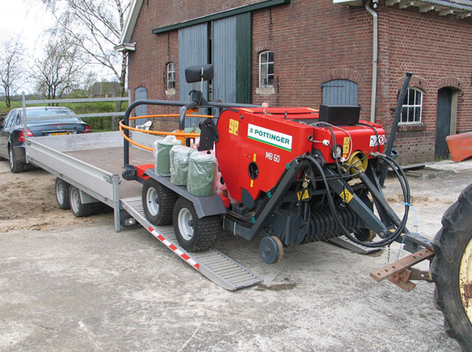 aankomst van de perswikkelcombinatie in 2012